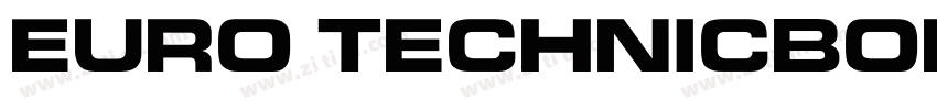 Euro TechnicBold字体转换